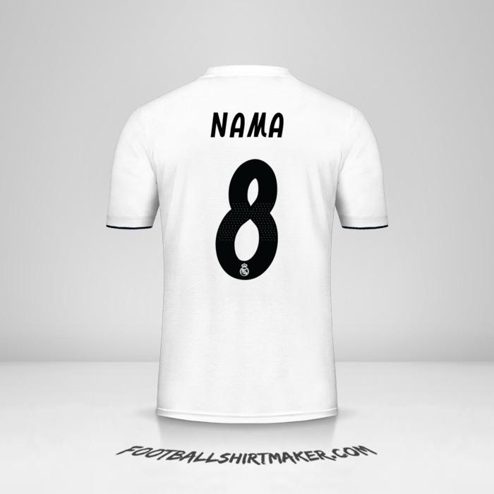 Jersey Real Madrid CF Cup 2018/19 -  nama - 8