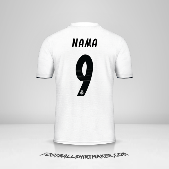 Jersey Real Madrid CF Cup 2018/19 -  nama - 9