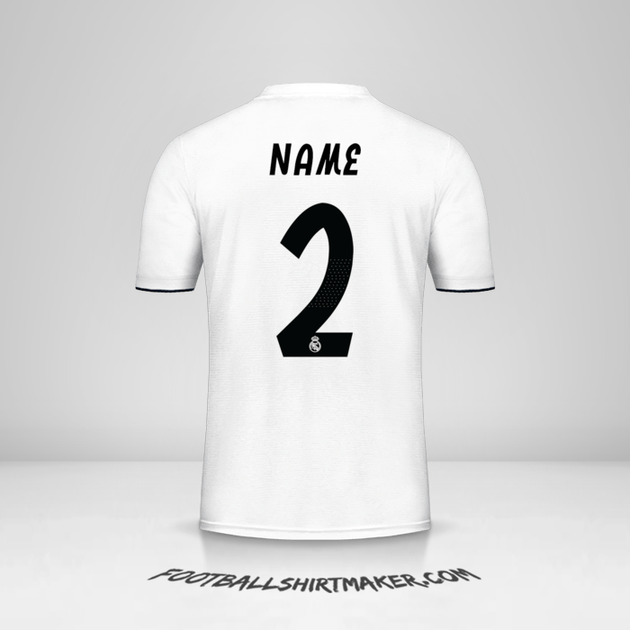 Shirt Real Madrid CF Cup 2018/19 -  name - 2