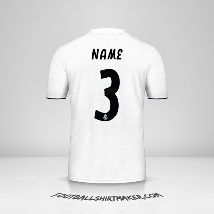Shirt Real Madrid CF Cup 2018/19 -  name - 3