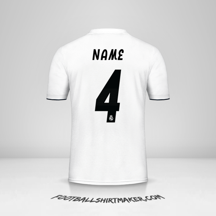 Shirt Real Madrid CF Cup 2018/19 -  name - 4