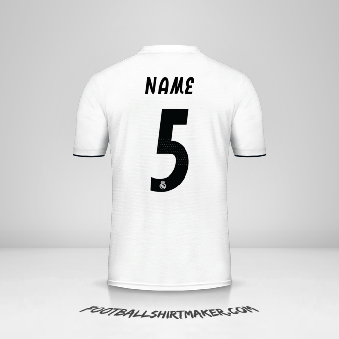 Shirt Real Madrid CF Cup 2018/19 -  name - 5