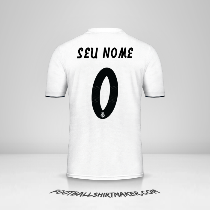 Camisa Real Madrid CF Cup 2018/19 -  seu nome - 0