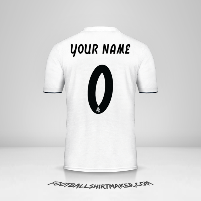 Jersey Real Madrid CF 2018/19 Cup -  your name - 0