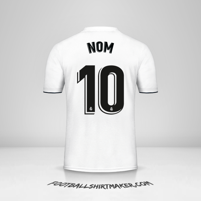 Maillot Real Madrid CF 2018/19 -  nom - 10