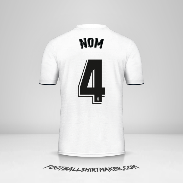 Maillot Real Madrid CF 2018/19 -  nom - 4