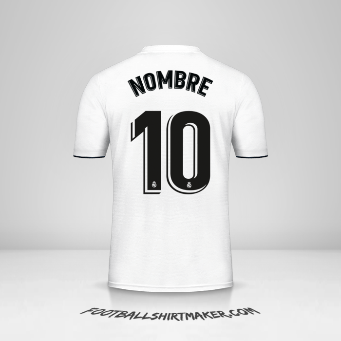 Jersey Real Madrid CF 2018/19 -  nombre - 10