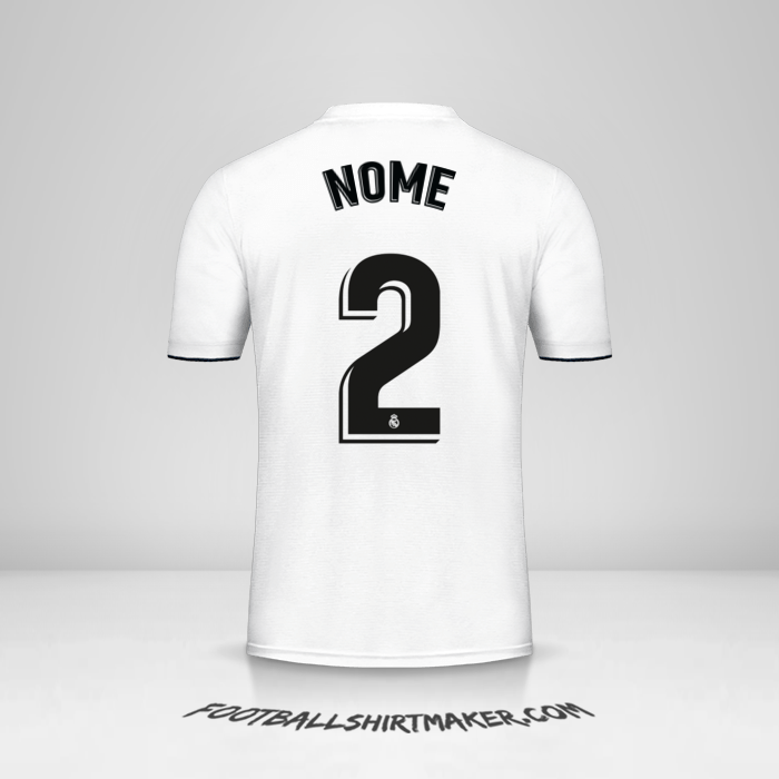 Camisola Real Madrid CF 2018/19 -  nome - 2