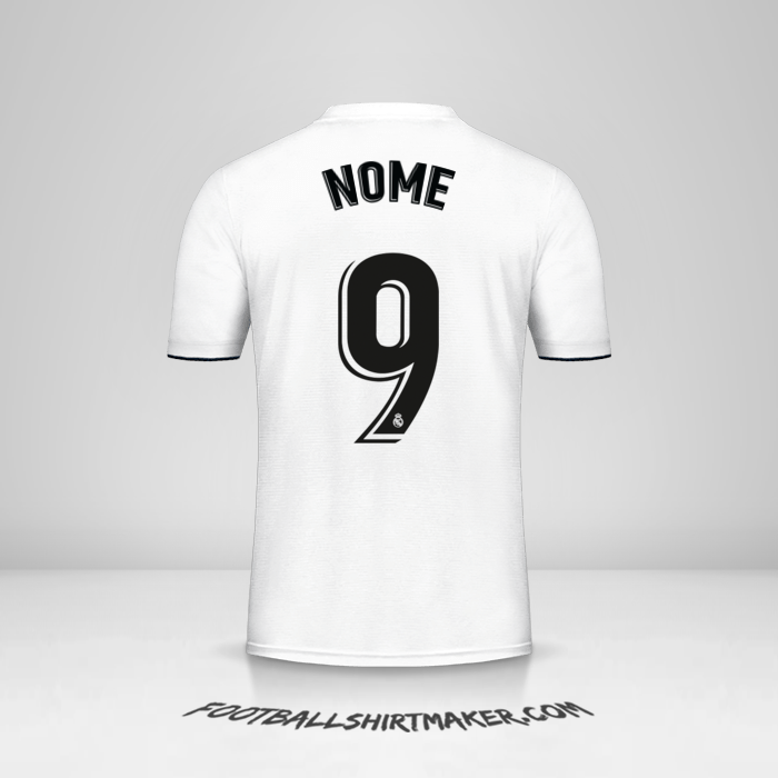 Maglia Real Madrid CF 2018/19 -  nome - 9