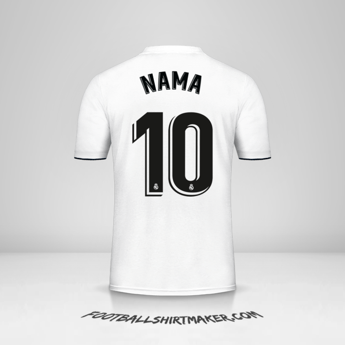 Jersey Real Madrid CF 2018/19 -  nama - 10
