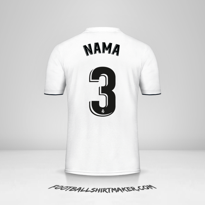 Jersey Real Madrid CF 2018/19 -  nama - 3
