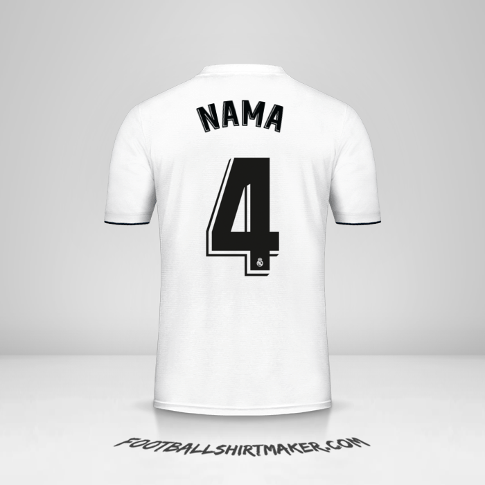 Jersey Real Madrid CF 2018/19 -  nama - 4