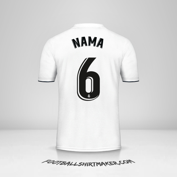 Jersey Real Madrid CF 2018/19 -  nama - 6