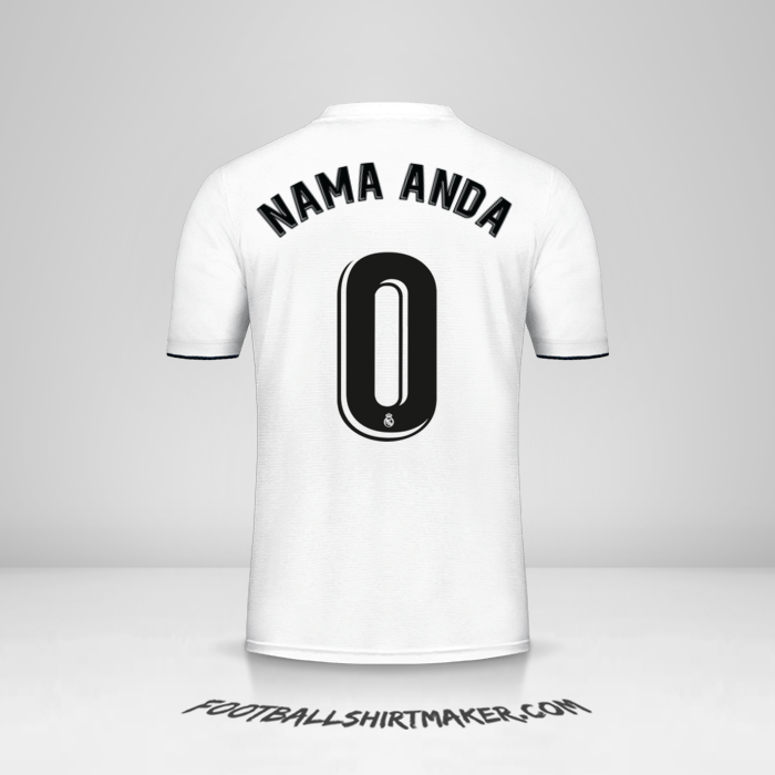 Jersey Real Madrid CF 2018/19 -  nama anda - 0