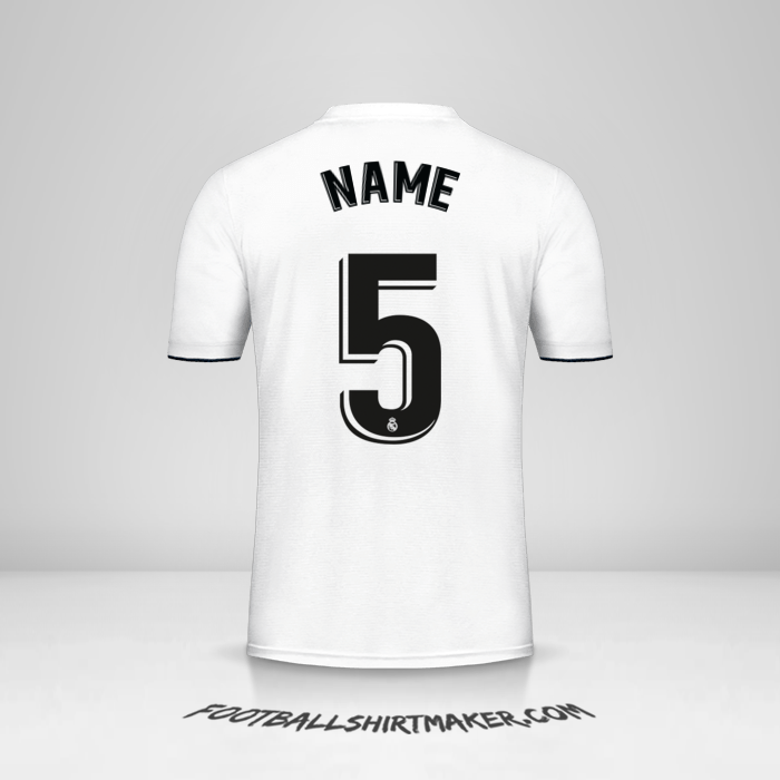 Shirt Real Madrid CF 2018/19 -  name - 5