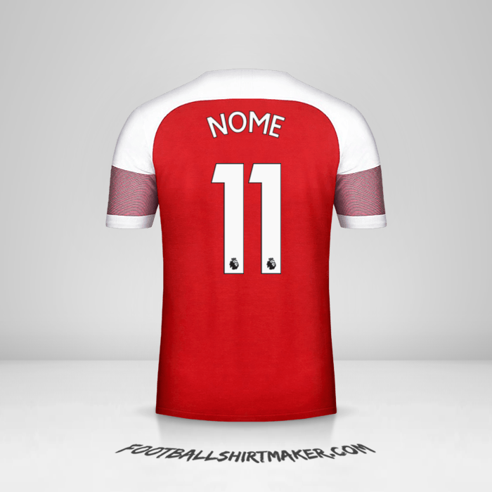 Maglia Arsenal 2018/19 -  nome - 11