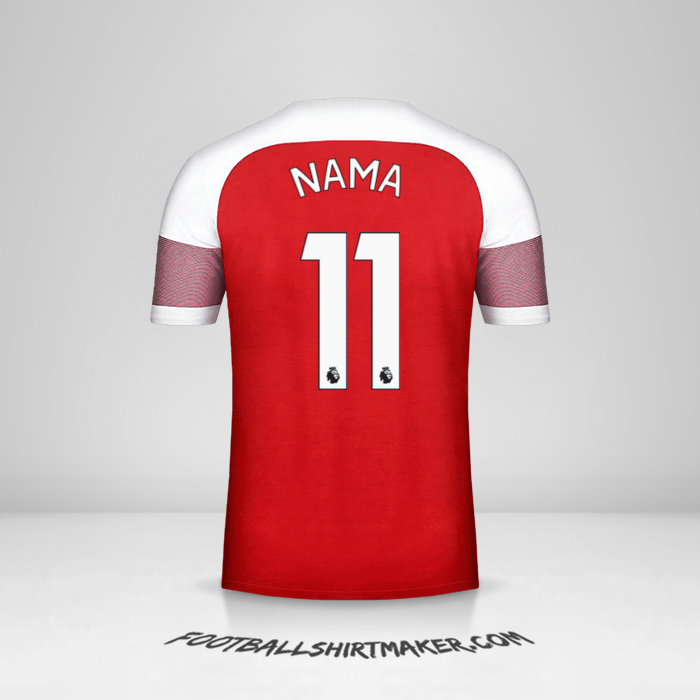 Jersey Arsenal 2018/19 -  nama - 11
