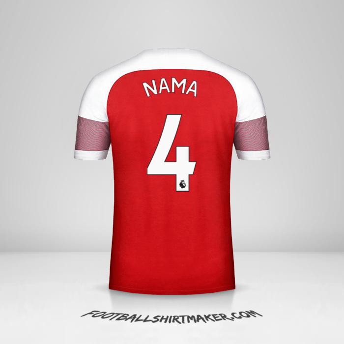Jersey Arsenal 2018/19 -  nama - 4