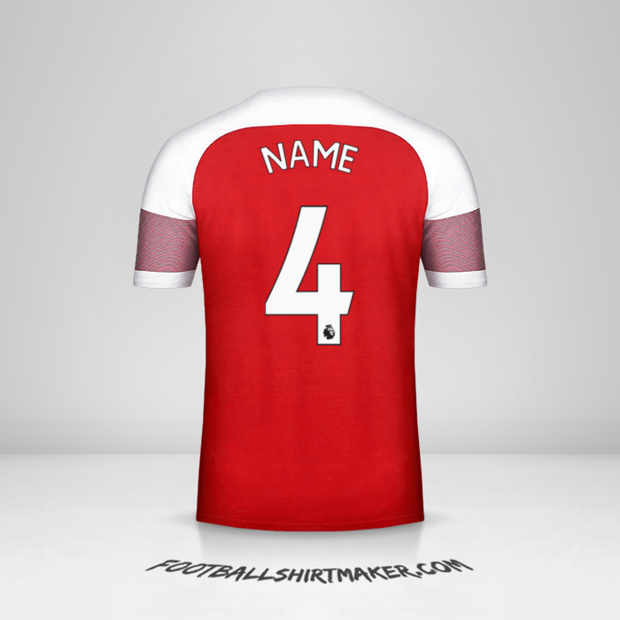 Shirt Arsenal 2018/19 -  name - 4