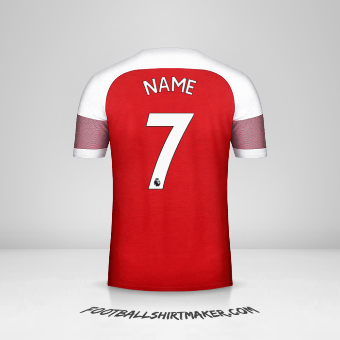 Shirt Arsenal 2018/19 -  name - 7