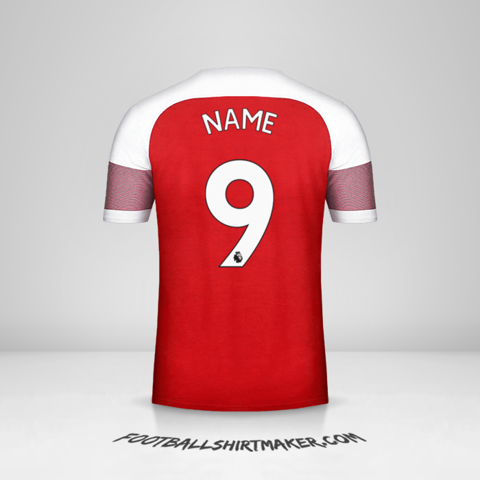 Shirt Arsenal 2018/19 -  name - 9