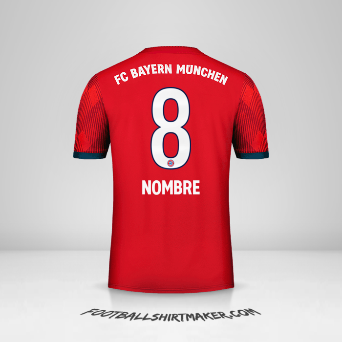Jersey FC Bayern Munchen 2018/19 -  nombre - 8