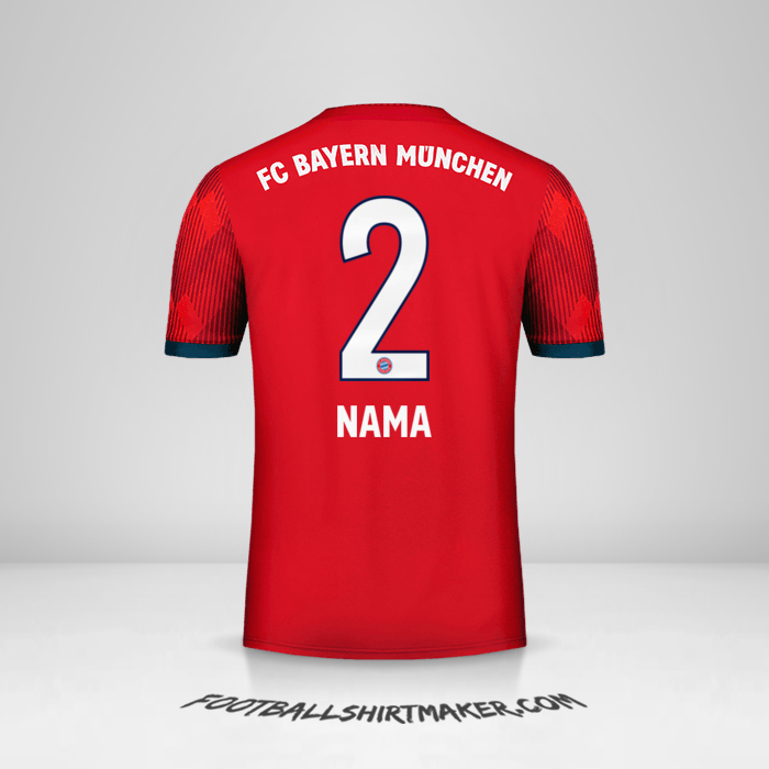 Jersey FC Bayern Munchen 2018/19 -  nama - 2