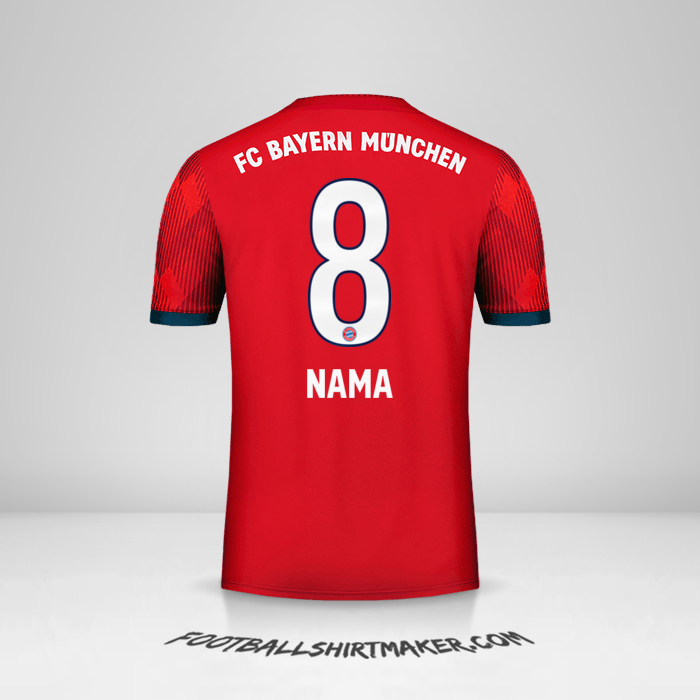 Jersey FC Bayern Munchen 2018/19 -  nama - 8