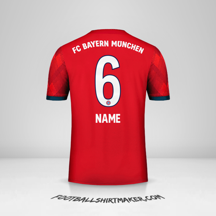 Trikot FC Bayern Munchen 2018/19 -  name - 6