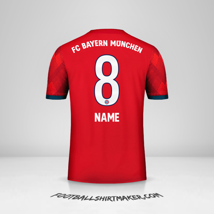 Shirt FC Bayern Munchen 2018/19 -  name - 8
