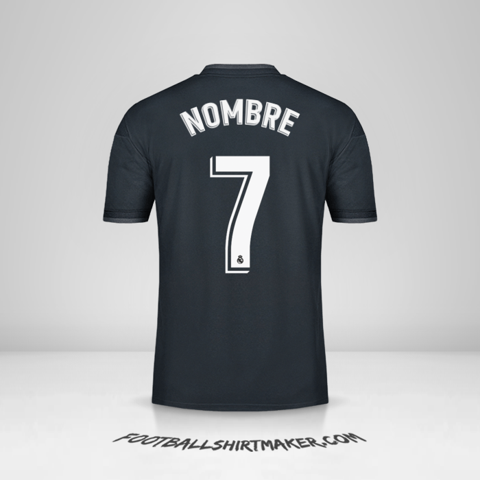 Jersey Real Madrid CF 2018/19 Visita -  nombre - 7