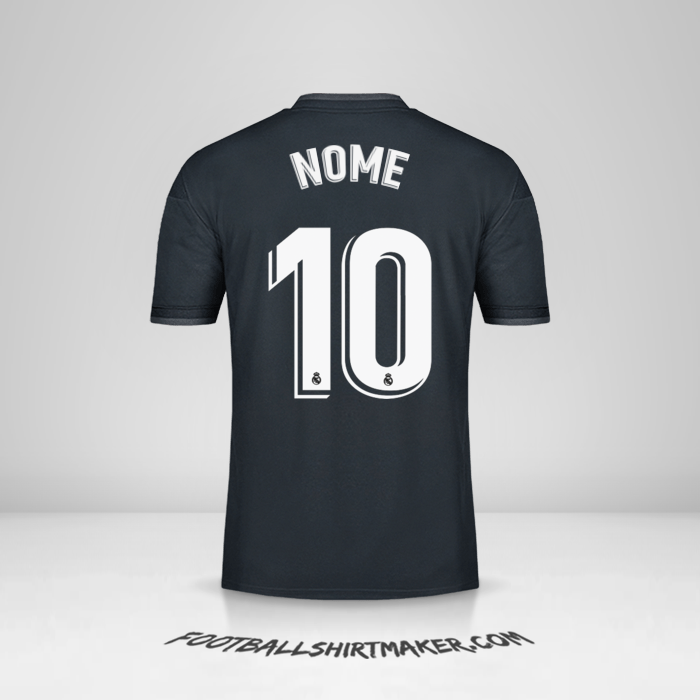 Maglia Real Madrid CF 2018/19 Seconda -  nome - 10