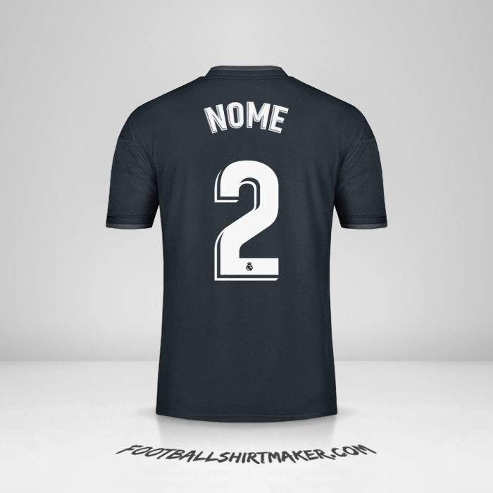 Maglia Real Madrid CF 2018/19 Seconda -  nome - 2
