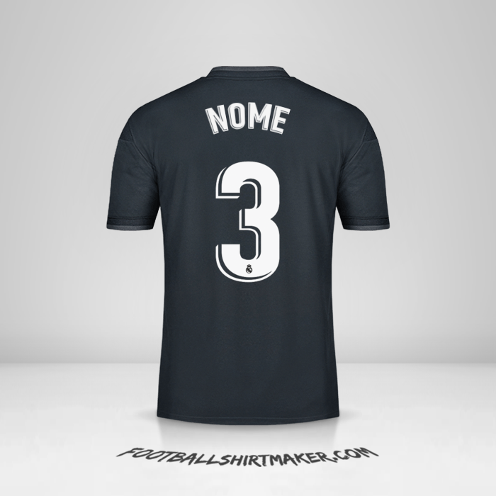 Maglia Real Madrid CF 2018/19 Seconda -  nome - 3