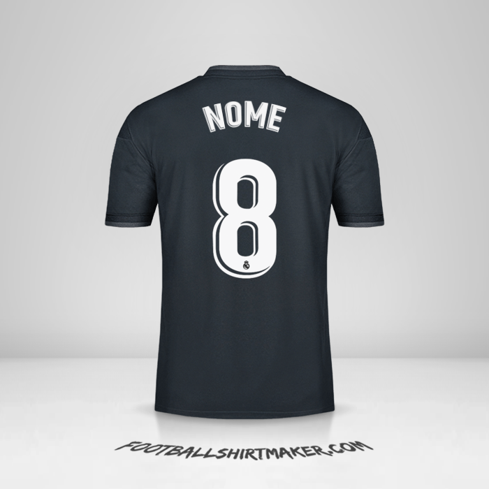 Maglia Real Madrid CF 2018/19 Seconda -  nome - 8