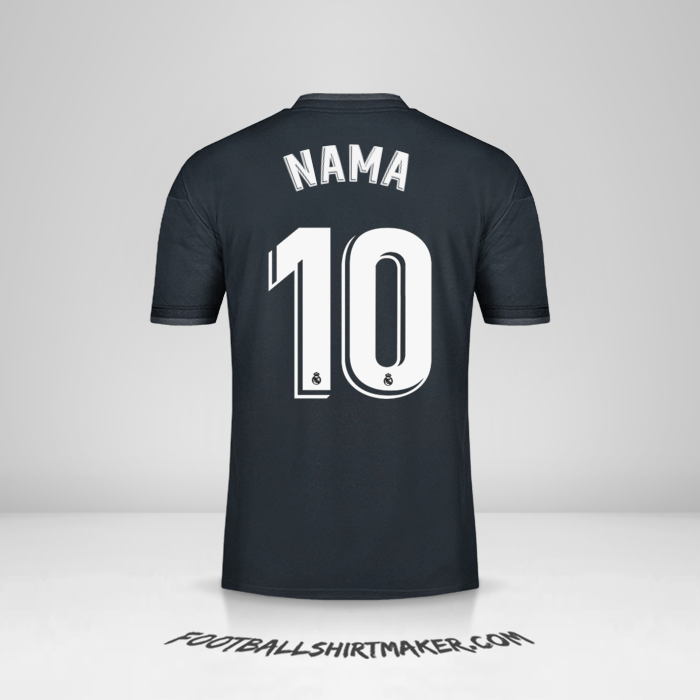 Jersey Real Madrid CF 2018/19 Alternatif -  nama - 10