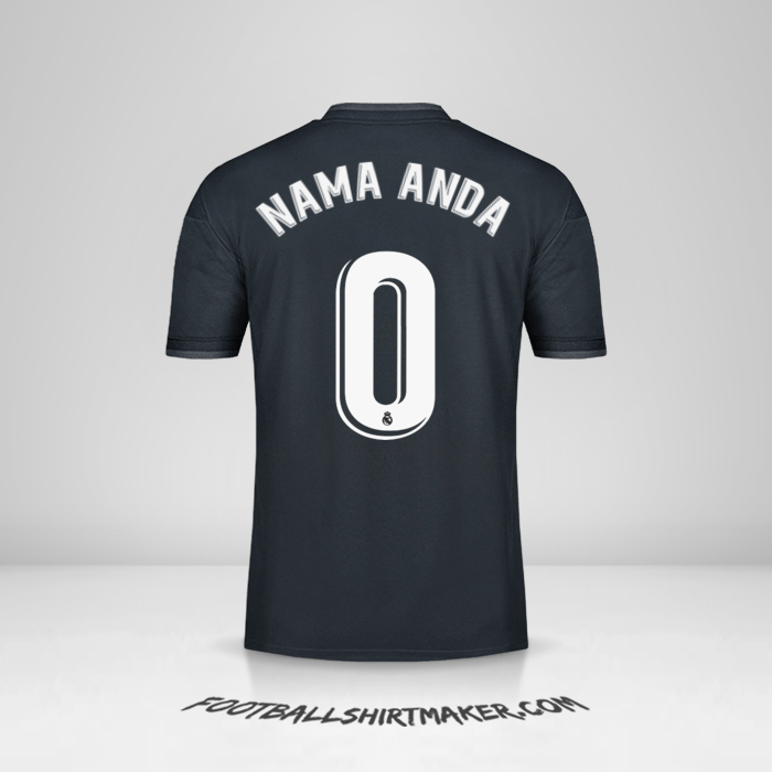 Jersey Real Madrid CF 2018/19 II -  nama anda - 0