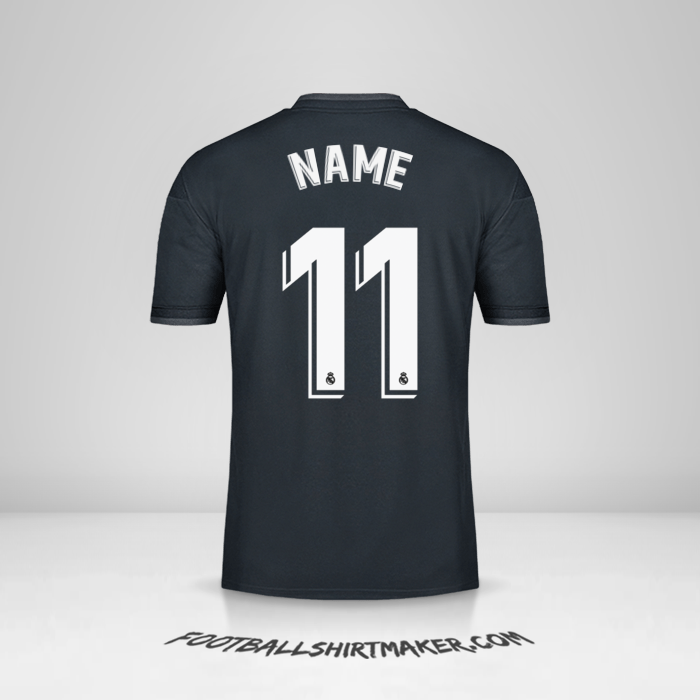 Trikot Real Madrid CF 2018/19 Auswärts -  name - 11