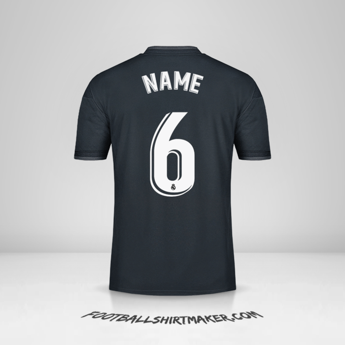 Trikot Real Madrid CF 2018/19 Auswärts -  name - 6