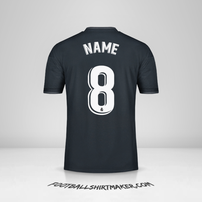 Trikot Real Madrid CF 2018/19 Auswärts -  name - 8