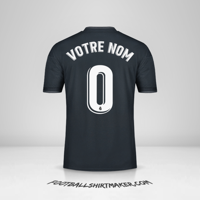 Maillot Real Madrid CF 2018/19 II -  votre nom - 0