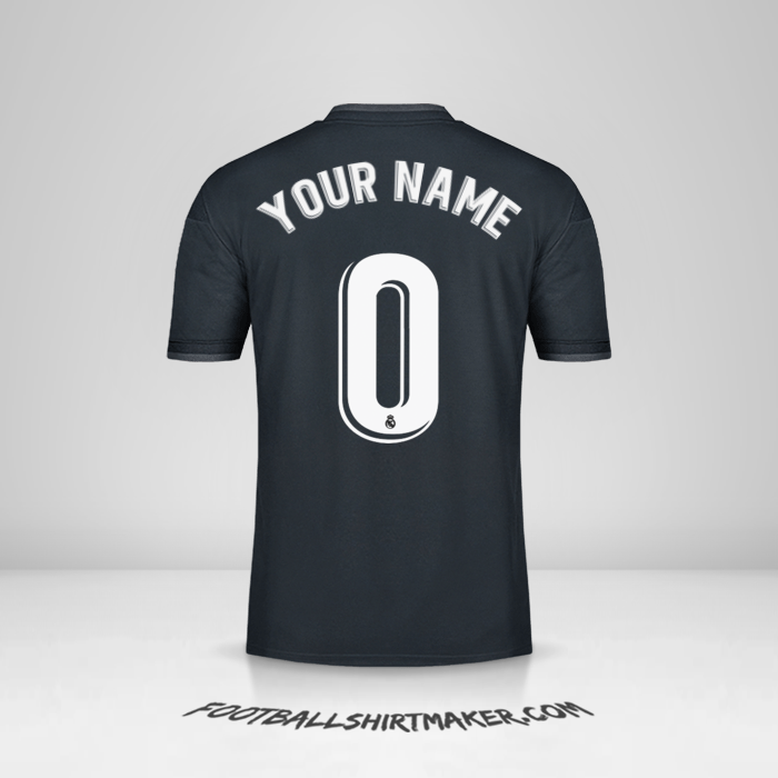 Jersey Real Madrid CF 2018/19 II -  your name - 0