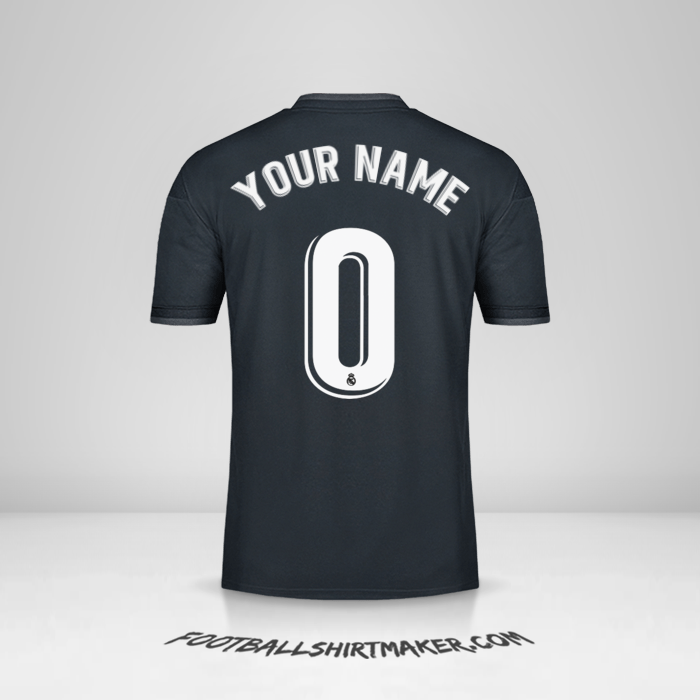 Shirt Real Madrid CF 2018/19 II -  your name - 0