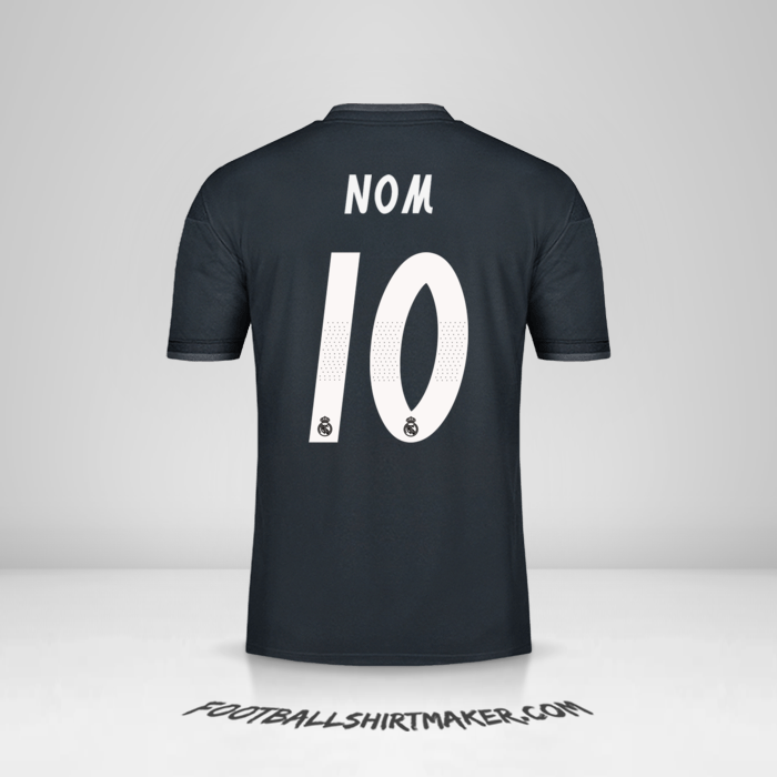 Maillot Real Madrid CF Cup 2018/19 Extérieur -  nom - 10