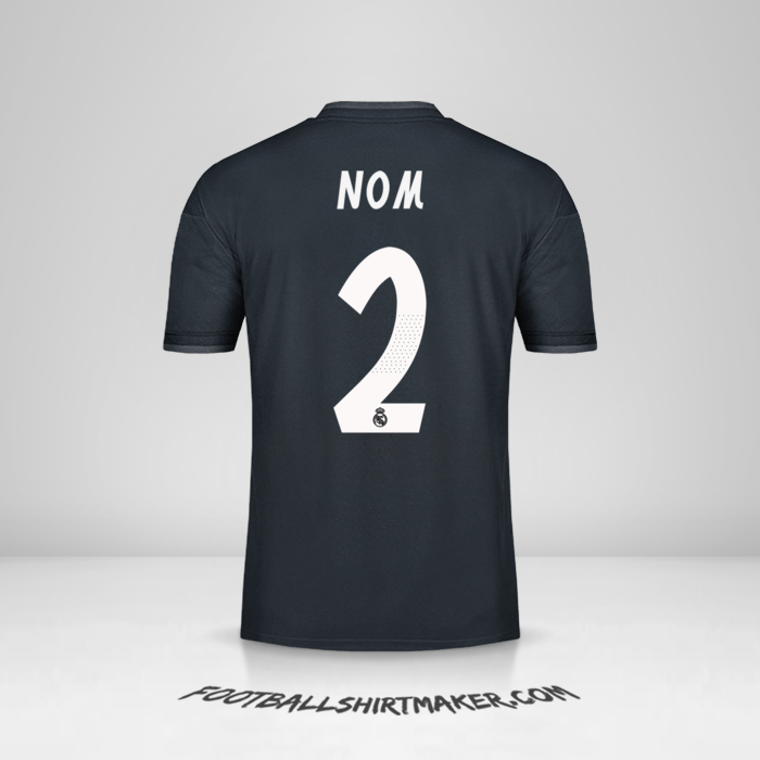 Maillot Real Madrid CF Cup 2018/19 Extérieur -  nom - 2