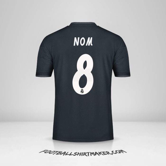 Maillot Real Madrid CF Cup 2018/19 Extérieur -  nom - 8
