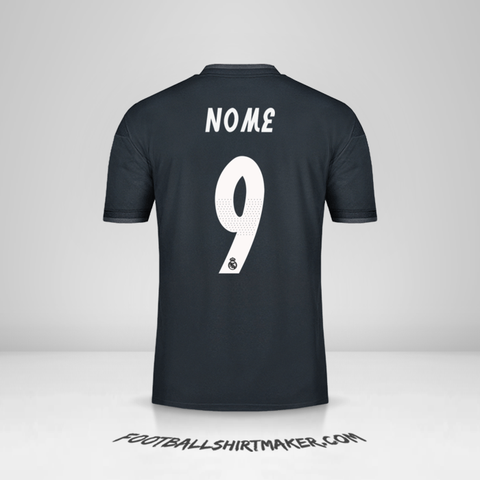 Camisola Real Madrid CF Cup 2018/19 Alternativa -  nome - 9
