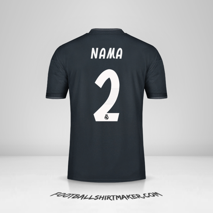 Jersey Real Madrid CF Cup 2018/19 Alternatif -  nama - 2