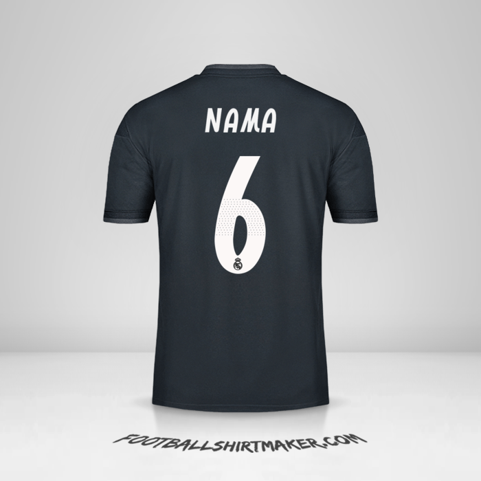 Jersey Real Madrid CF Cup 2018/19 Alternatif -  nama - 6