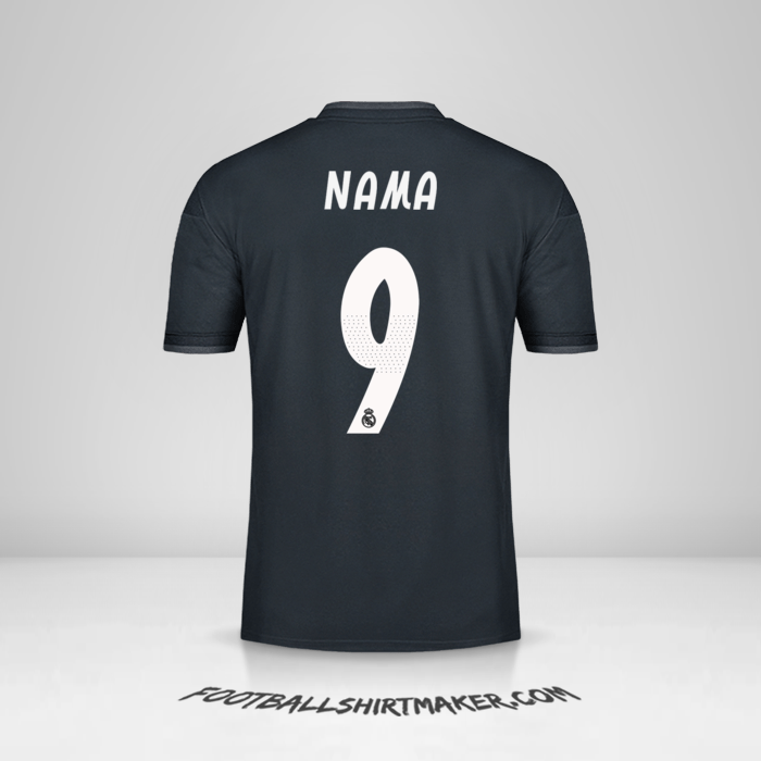 Jersey Real Madrid CF Cup 2018/19 Alternatif -  nama - 9